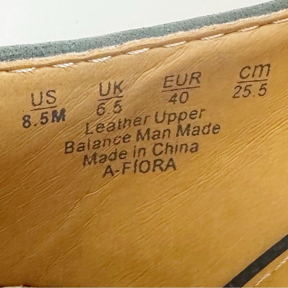 Franco Sarto Artist’s Collection Fiora Cork Wedge Sandals Open Toe Blue Size 8.5 - Picture 9 of 9